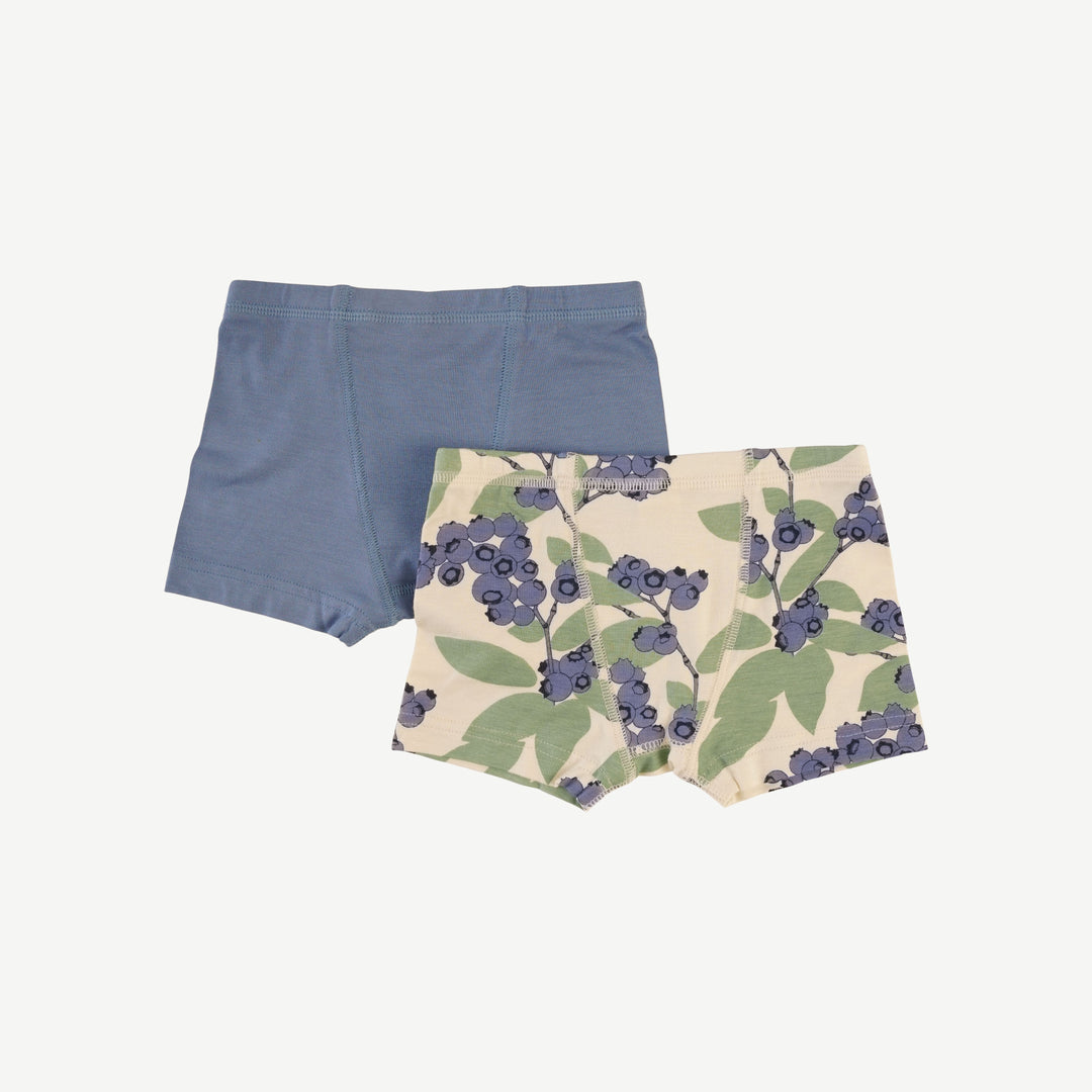 boxer set of 2 | blueberries | bamboo