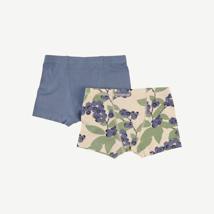 boxer set of 2 | blueberries | bamboo