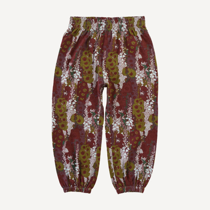 long sleeve hooded relaxed jogger set | hollyhock | bamboo