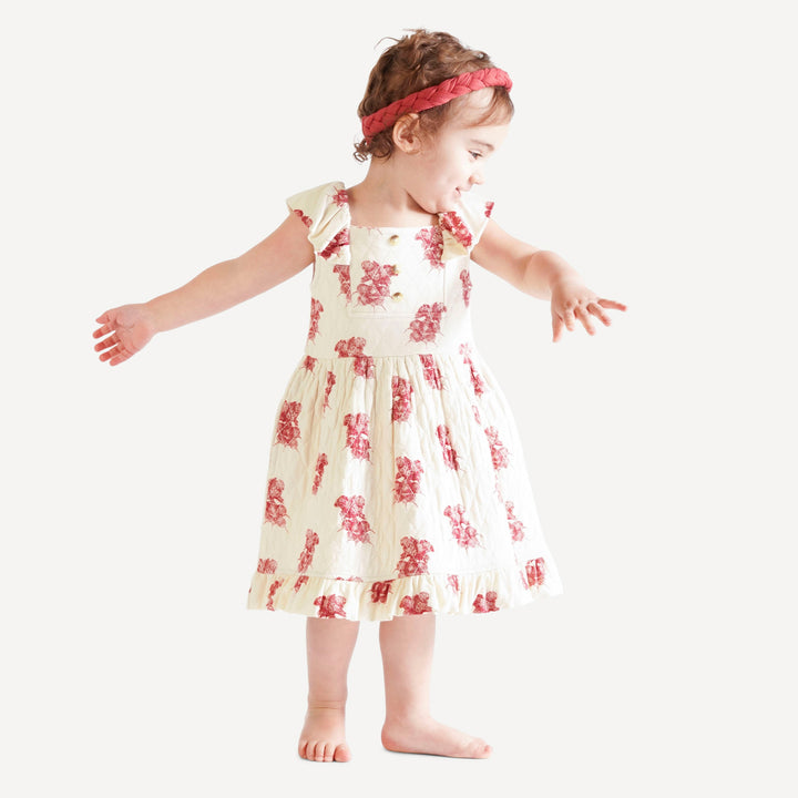 quilted party dress | radishes | bamboo