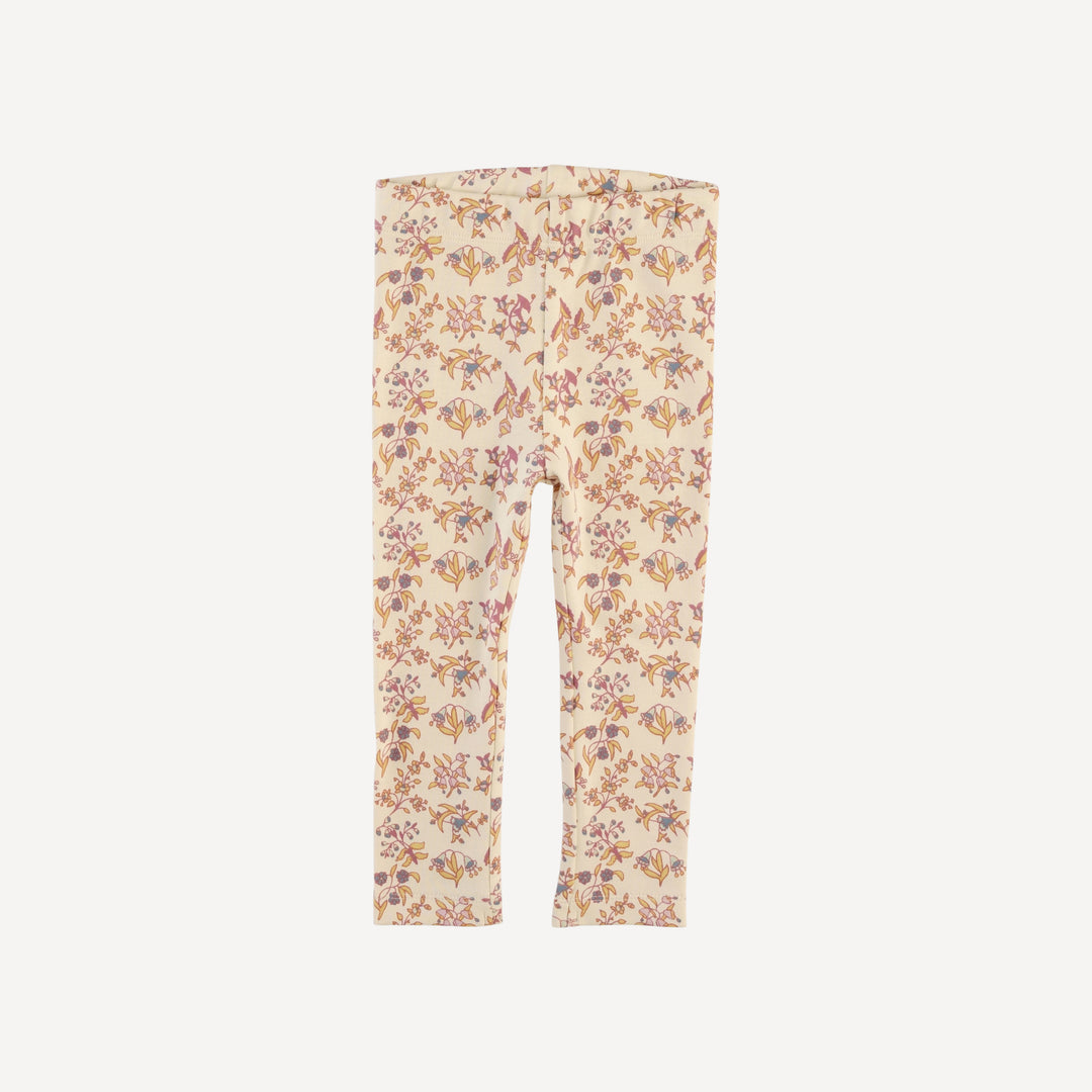 oversized sweatshirt + legging set | ditsy bouquet | organic cotton interlock