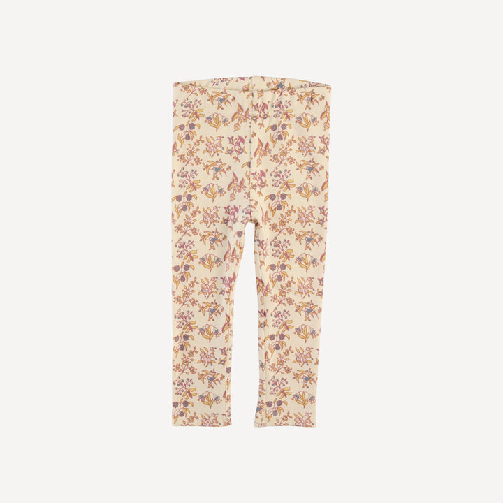oversized sweatshirt + legging set | ditsy bouquet | organic cotton interlock