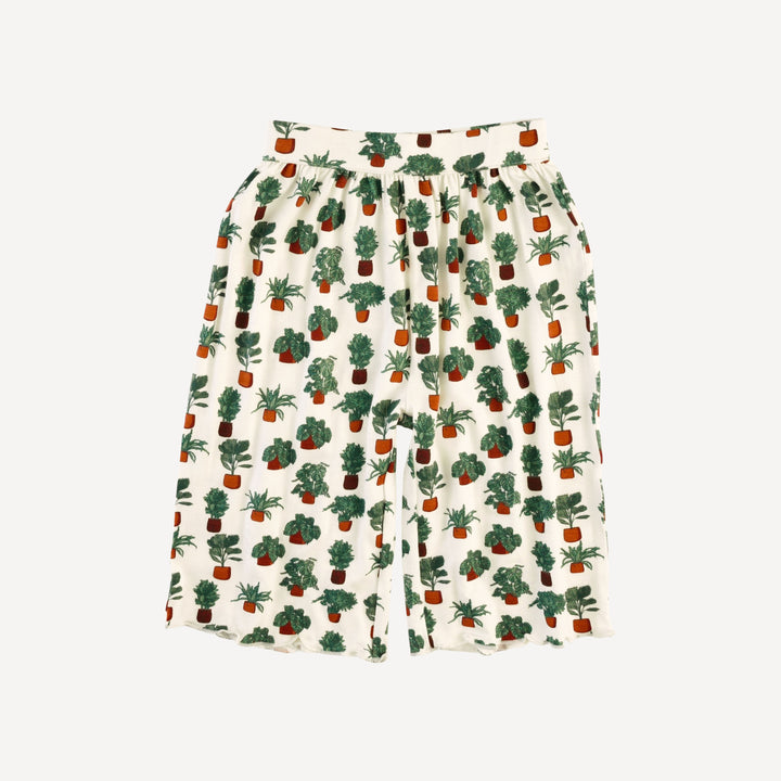 short sleeve jade set | houseplants | bamboo