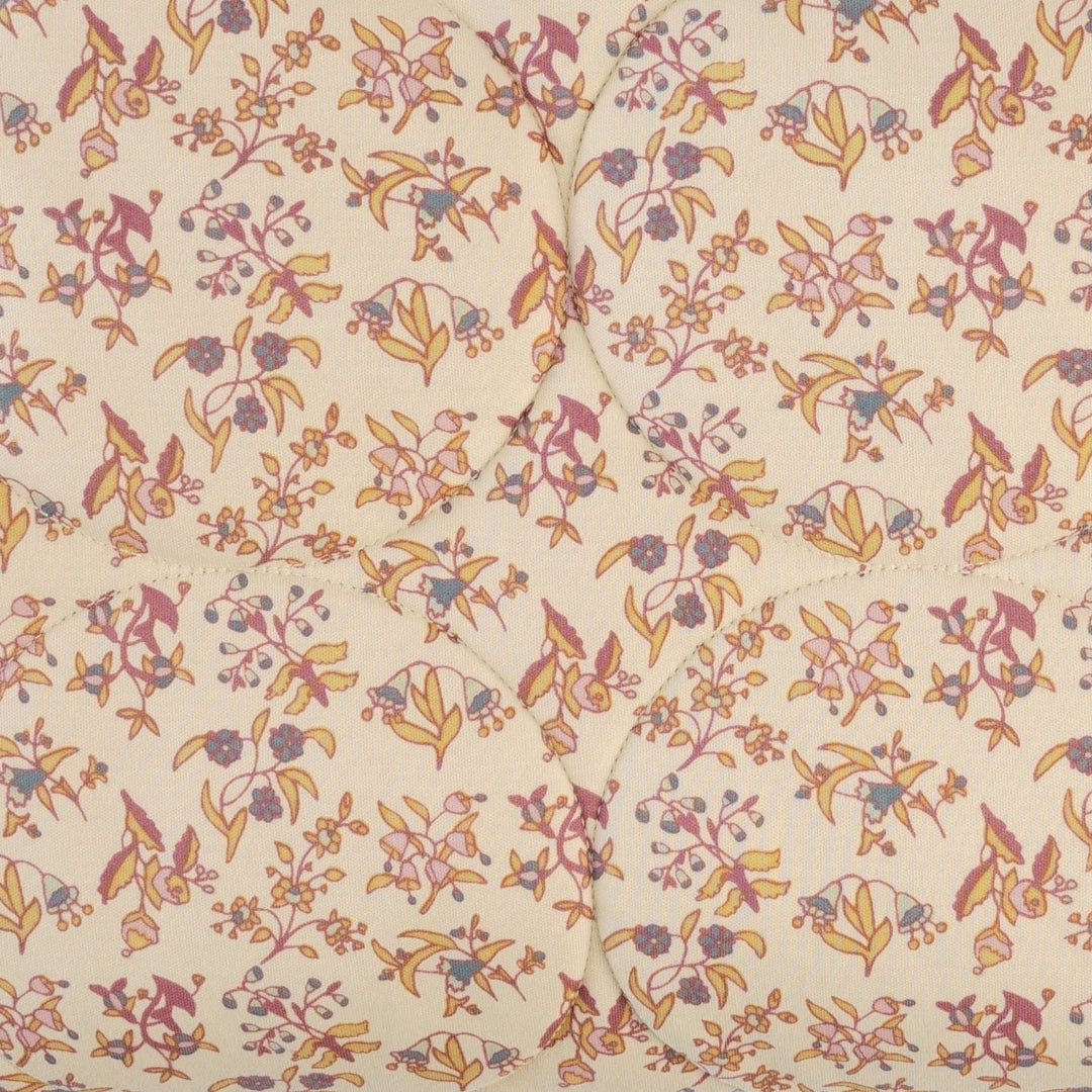 classic circle quilt | ditsy bouquet | organic cotton interlock