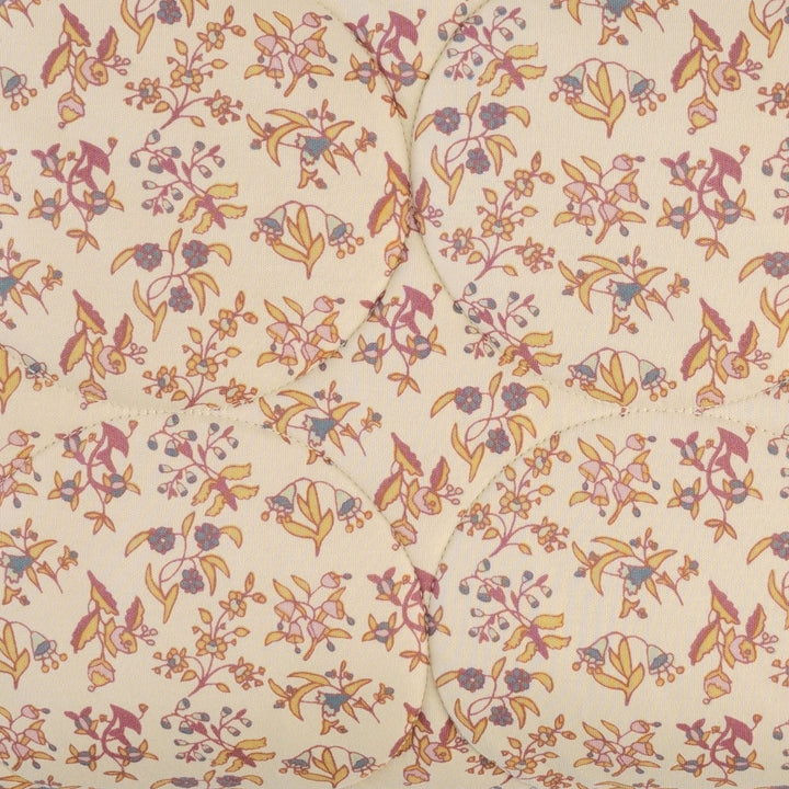 classic circle quilt | ditsy bouquet | organic cotton interlock
