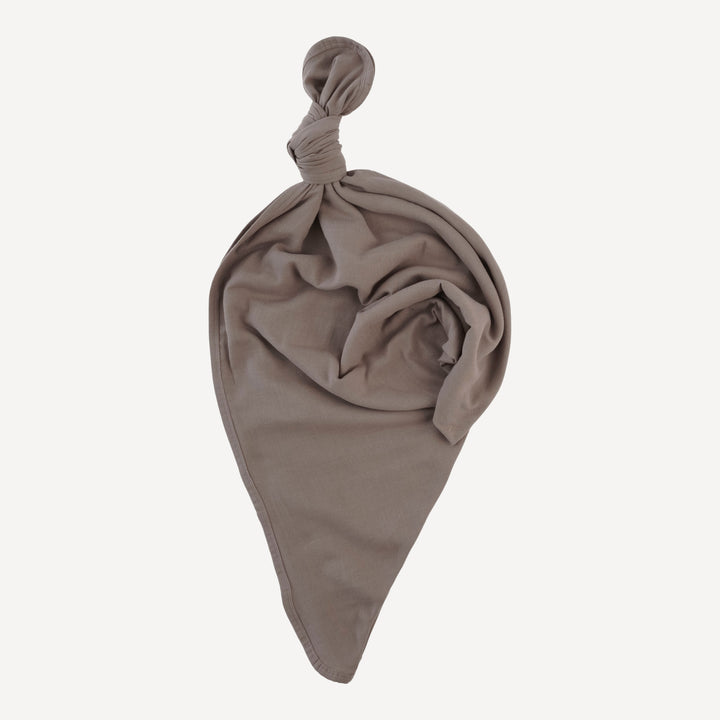 classic single layer blanket | dark truffle | organic cotton gauze