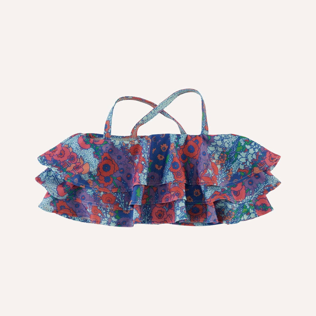 tiered ruffle bikini | vivid hollyhock | swim