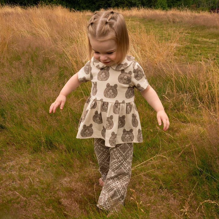 short sleeve payton set | papa bear | organic cotton jersey