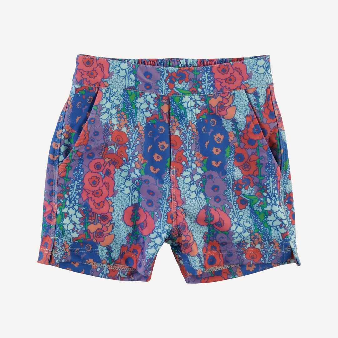 pocket board short | vivid hollyhock | swim