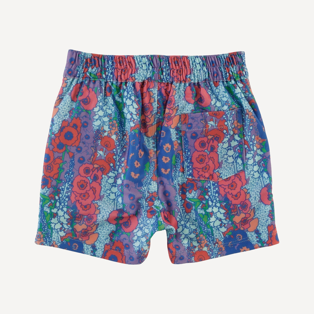 pocket board short | vivid hollyhock | swim