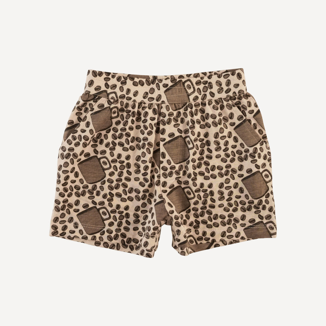 topstitch tank + relaxed short set | coffee bean | bamboo