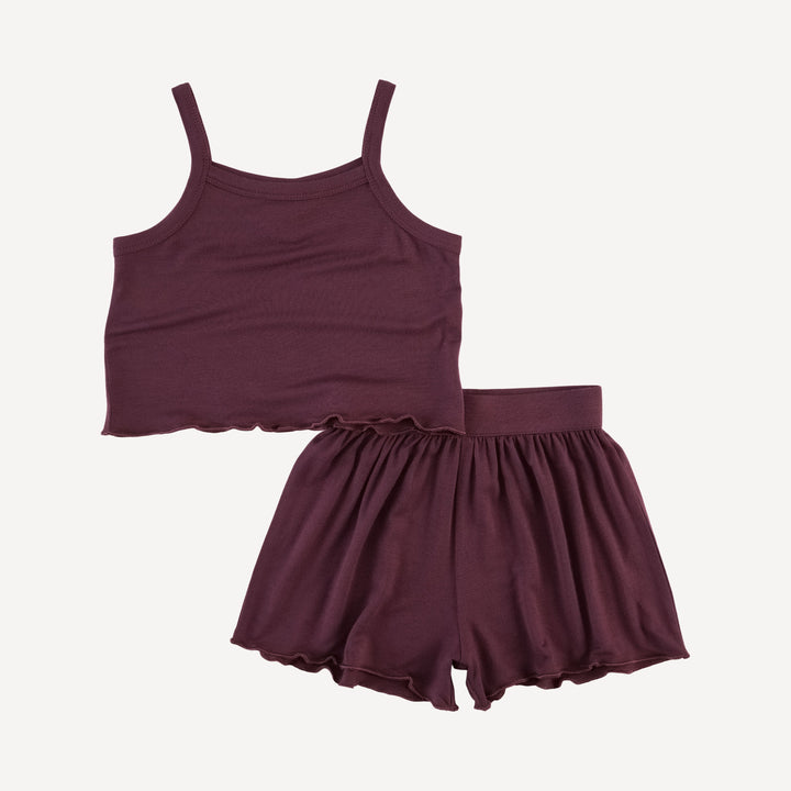 jade short set | huckleberry | bamboo