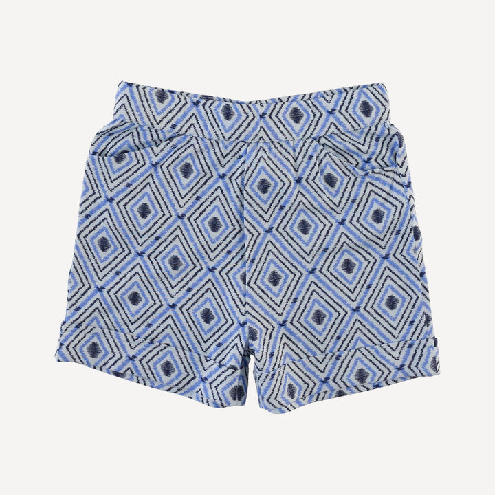 cuffed pocket short | diamond | bamboo