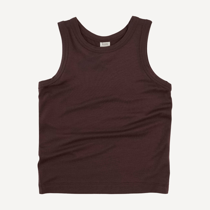 skinny tank | dark fig | bamboo
