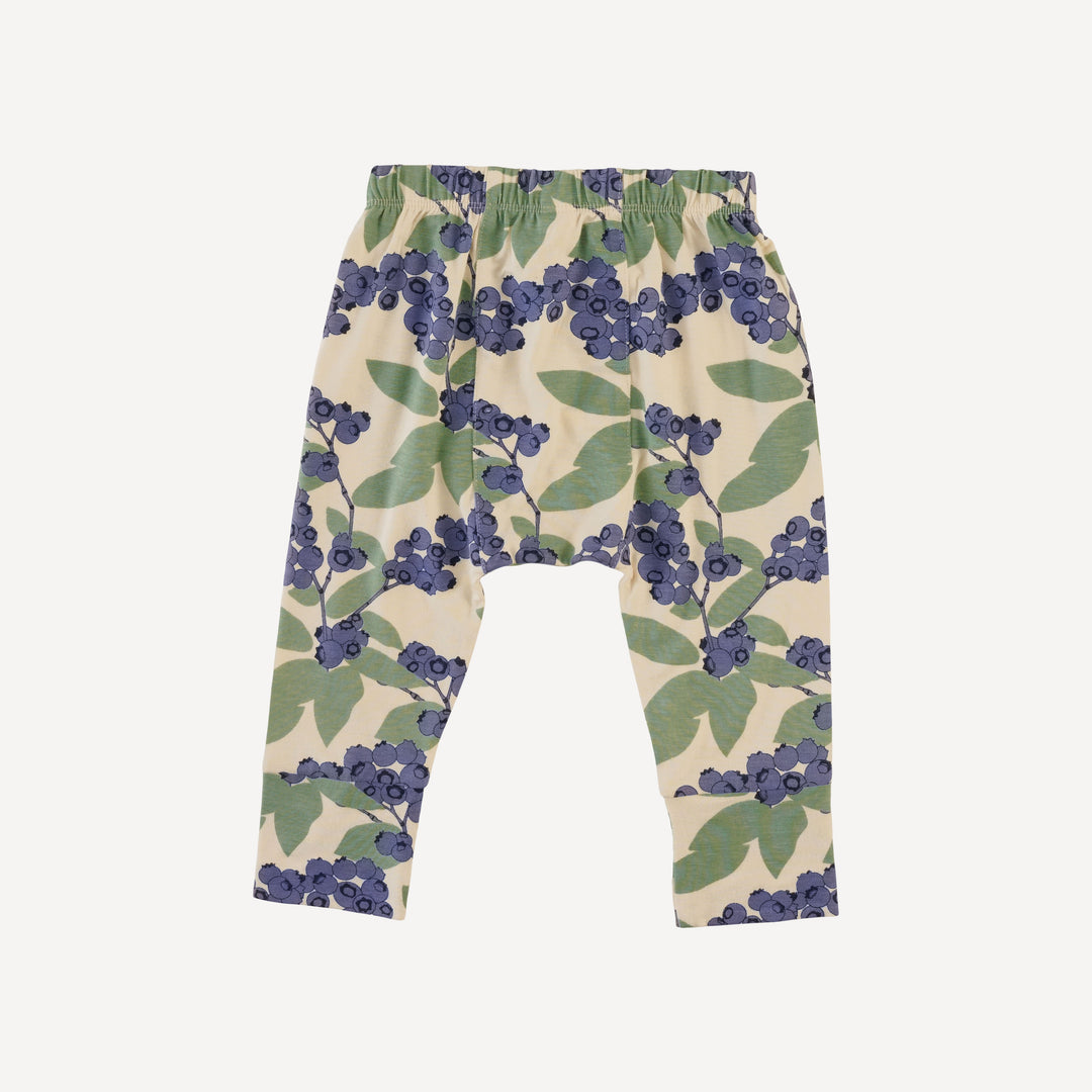 classic panda pant | blueberries | bamboo