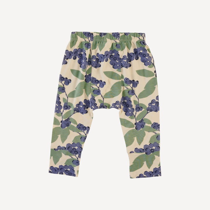 classic panda pant | blueberries | bamboo