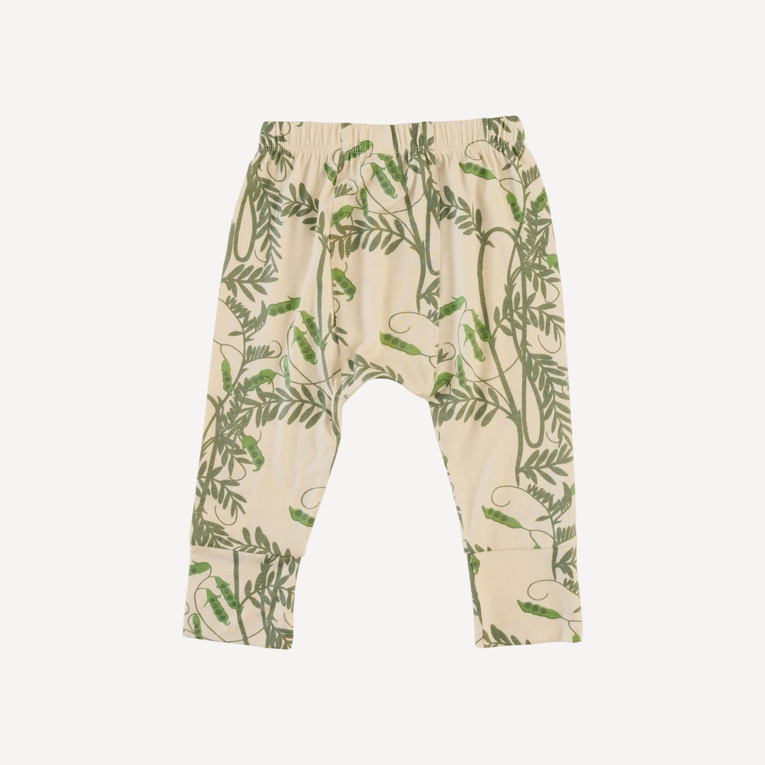 classic panda pant | pea pods | bamboo