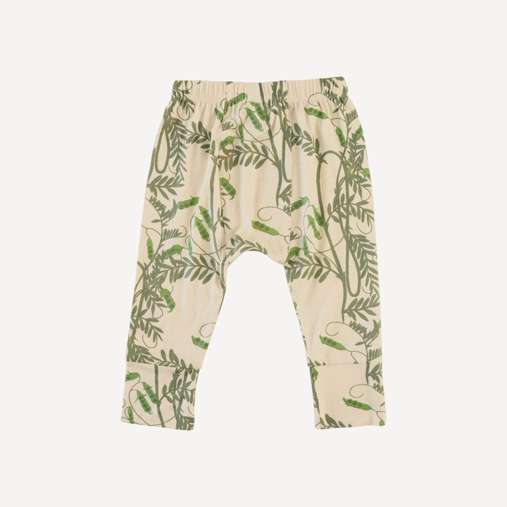 classic panda pant | pea pods | bamboo