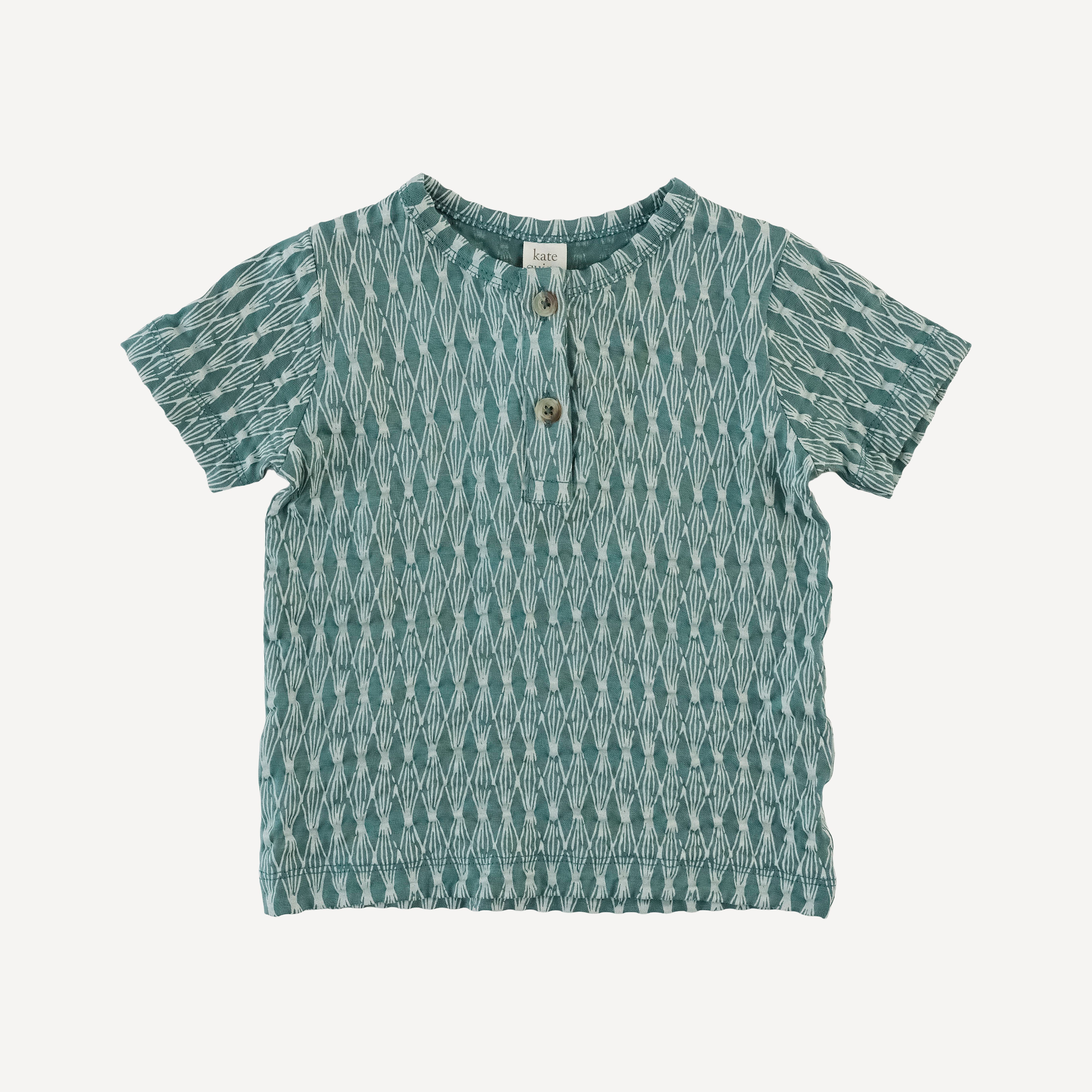 トップス houseonthehill L/S Tee (Argyle) short sleeve basic henley tee | sketched argyle | bamboo – kate quinn