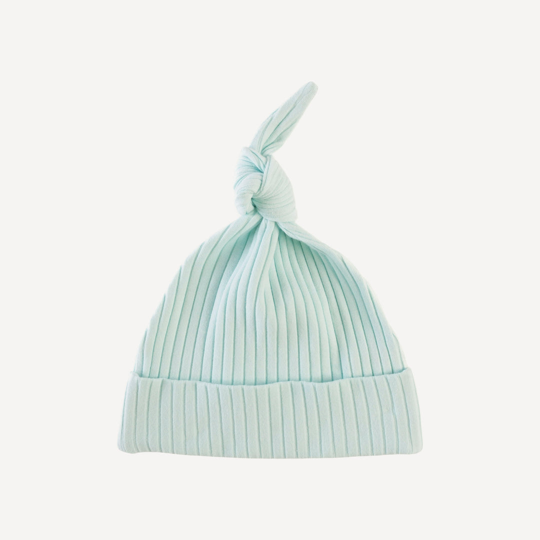 knot hat | ice cap | organic cotton wide rib