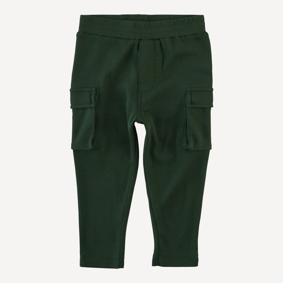 skinny cargo pant | mountain view | organic cotton flat rib