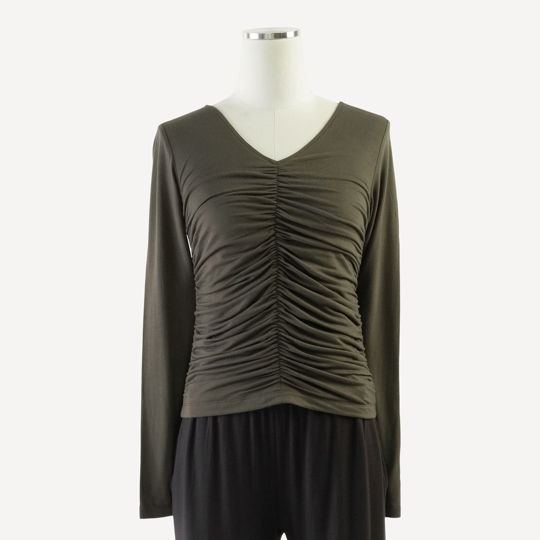 womens jayden top | beluga | bamboo