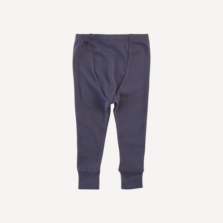 long sleeve crew neck pj set | menorah | organic cotton flat rib