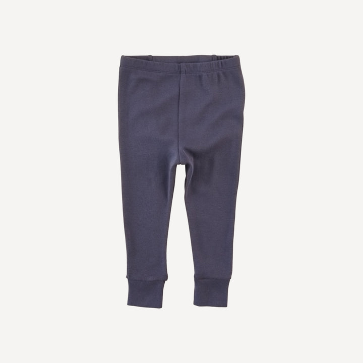 long sleeve crew neck pj set | menorah | organic cotton flat rib