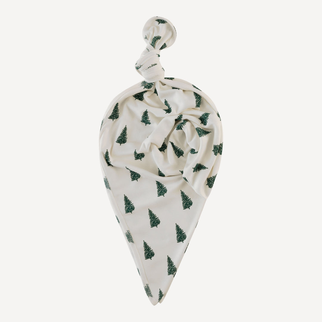 classic single layer blanket | mountain pine | organic cotton flat rib