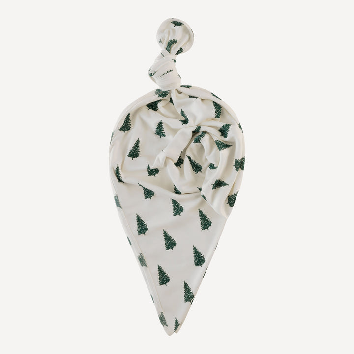 classic single layer blanket | mountain pine | organic cotton flat rib