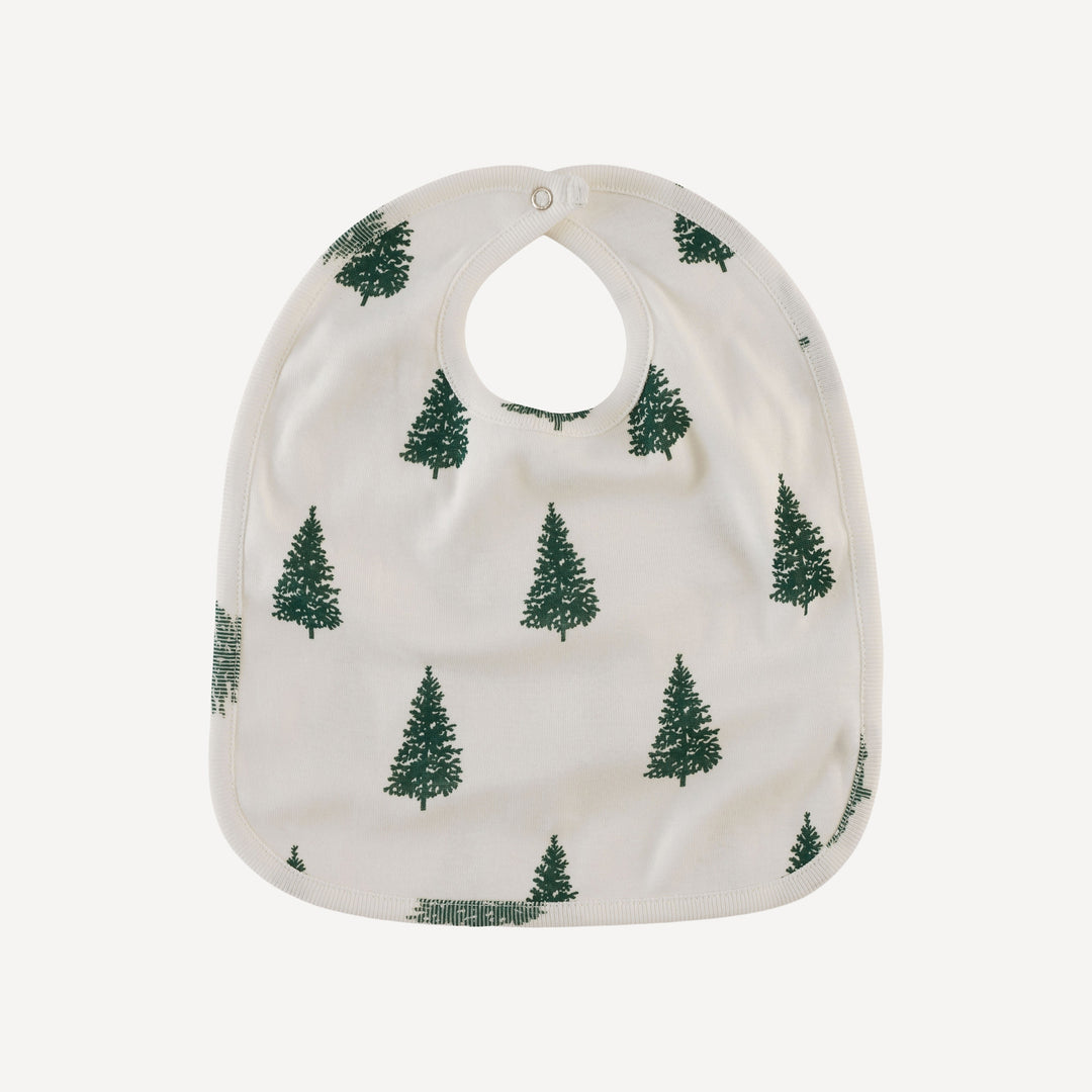 bib | mountain pine | organic cotton flat rib