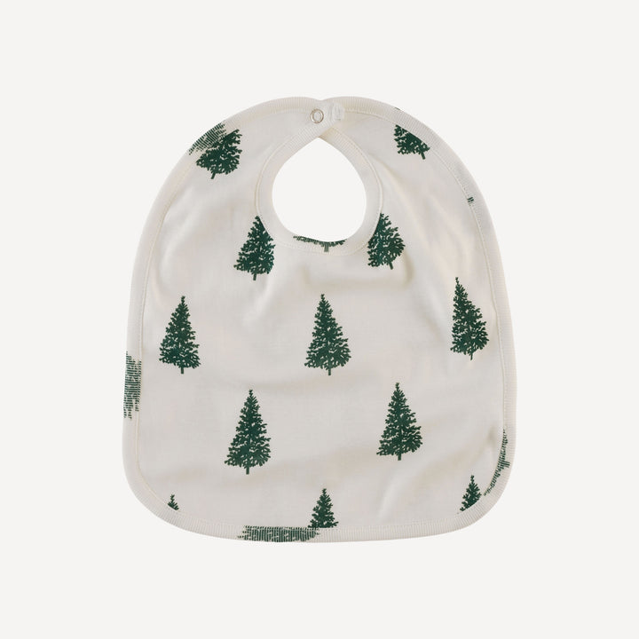 bib | mountain pine | organic cotton flat rib
