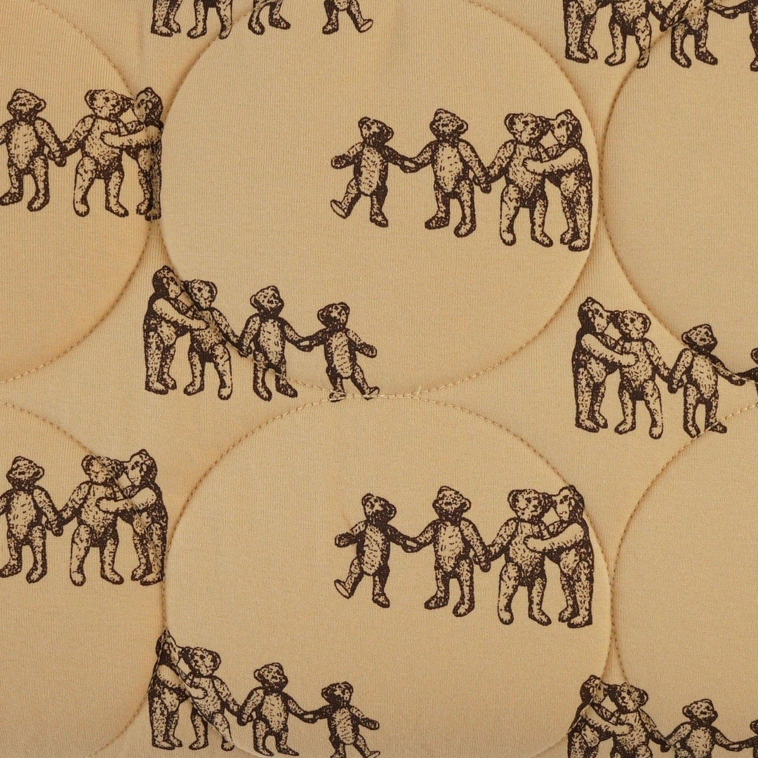 classic circle quilt | classic teddy bear | organic cotton flat rib