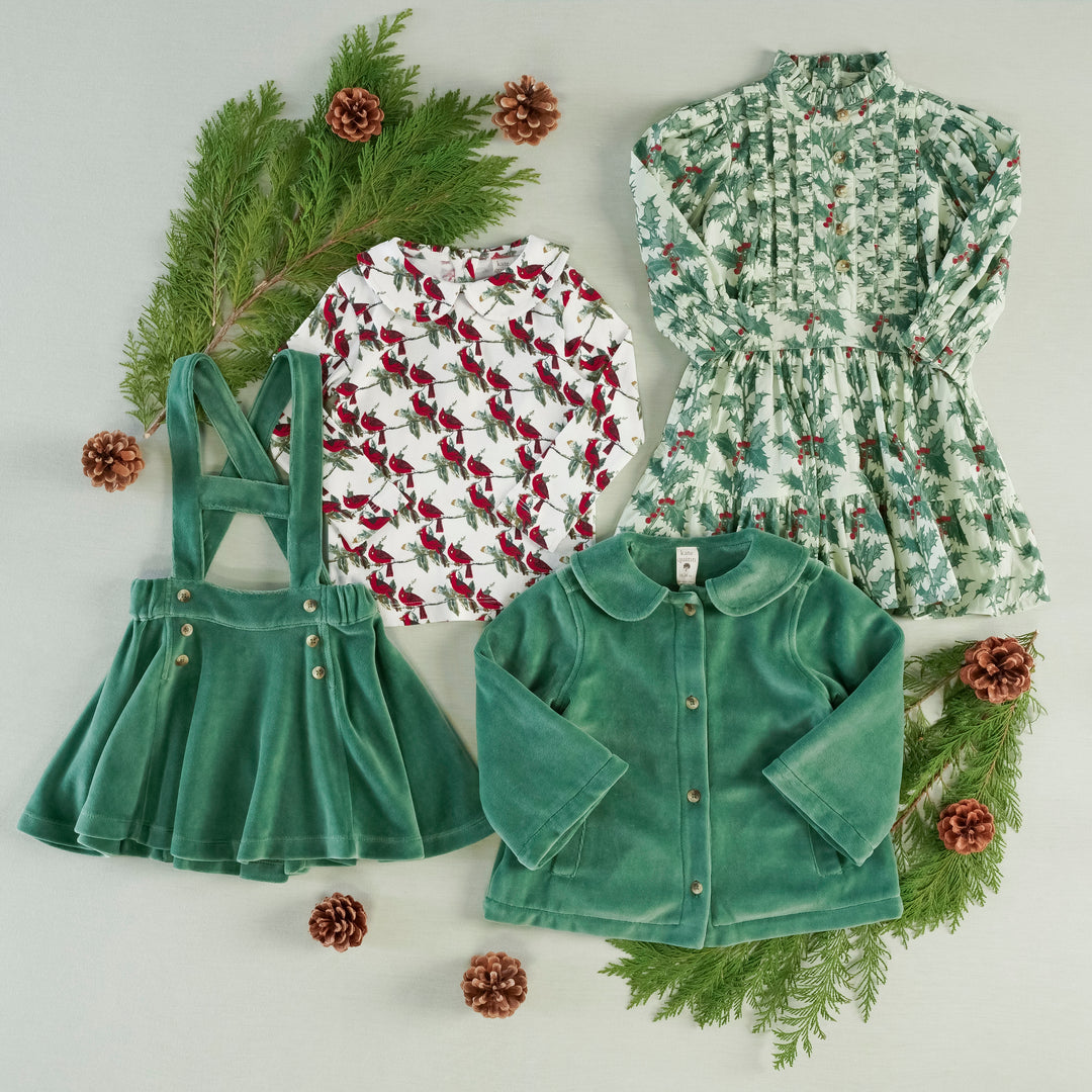 winter holly + shaded spruce set