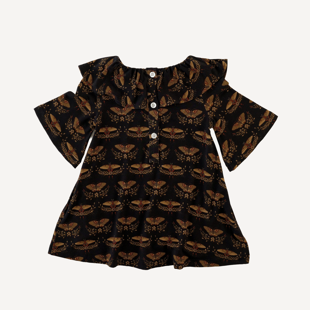 short sleeve editorial tunic + bloomer set | moth floral | light weight bamboo