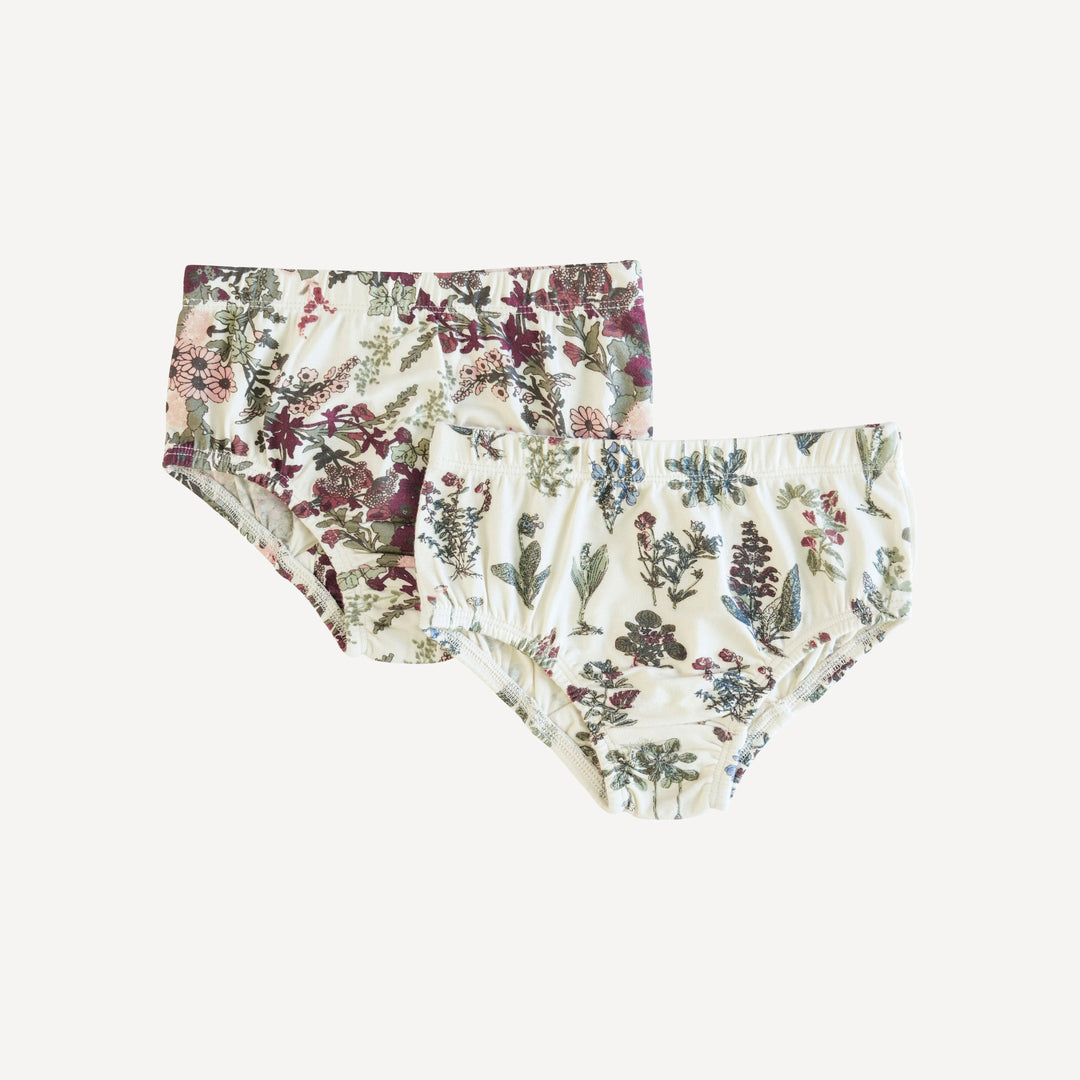 underwear set of two | wildflower litho | modal