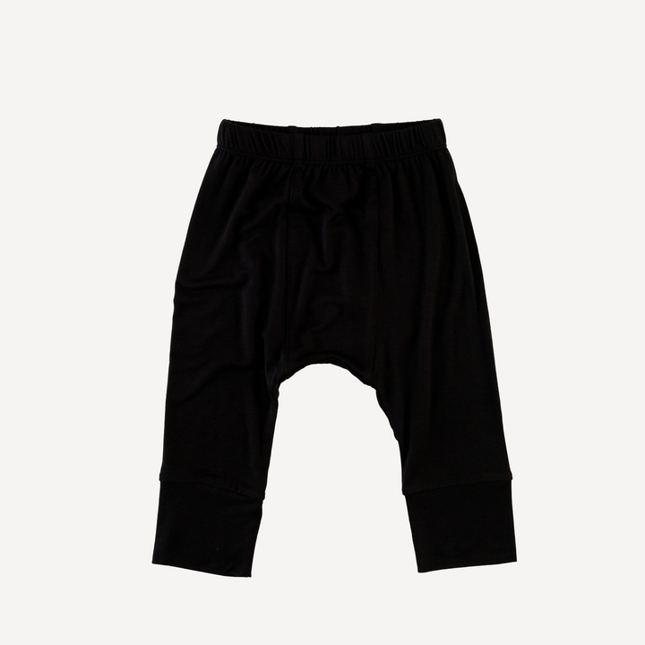 classic panda pant | black | light weight bamboo