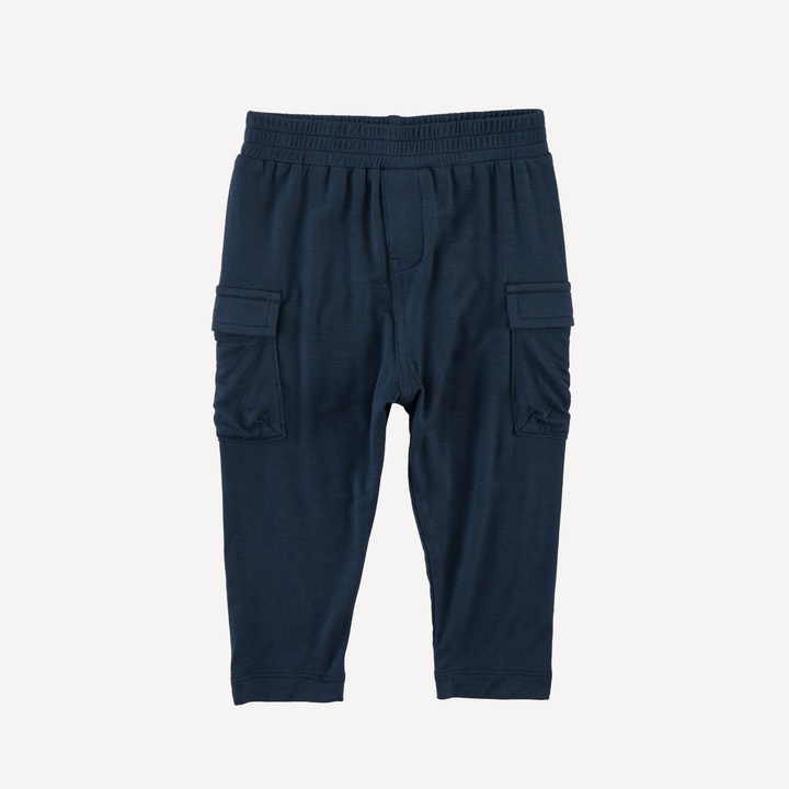 skinny cargo pant | navy night | light weight bamboo