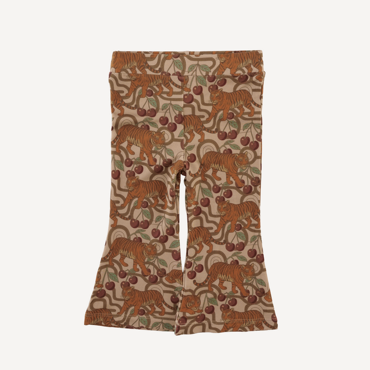 flare leg pant | tiger cherries | light weight bamboo