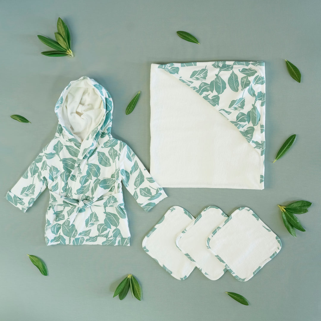 woods leaf bath set