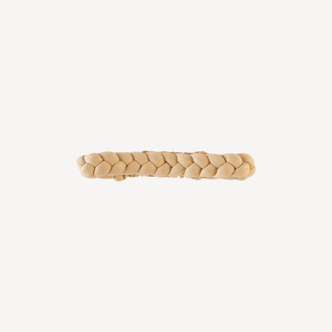 skinny braided headband | marzipan | bamboo