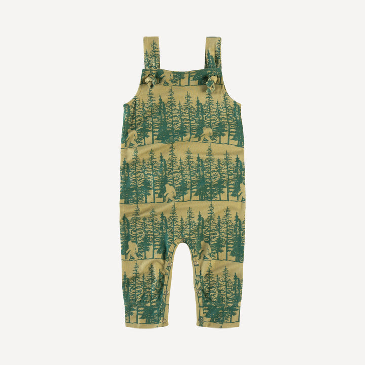tie overall jumpsuit | green cedar sasquatch | lenzing modal