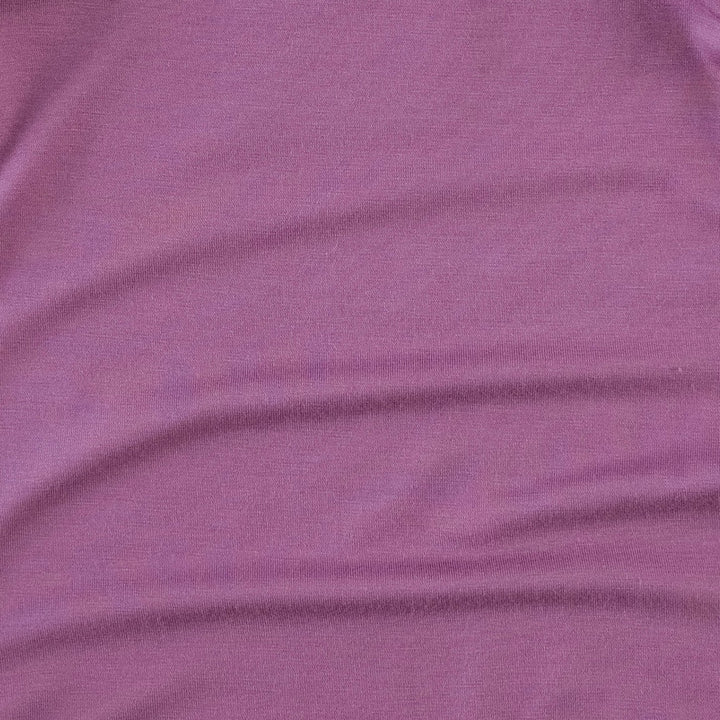 long sleeve lap neck bodysuit | plum violet | bamboo