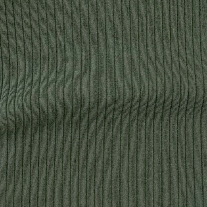 classic skinny legging | thyme | organic cotton wide rib
