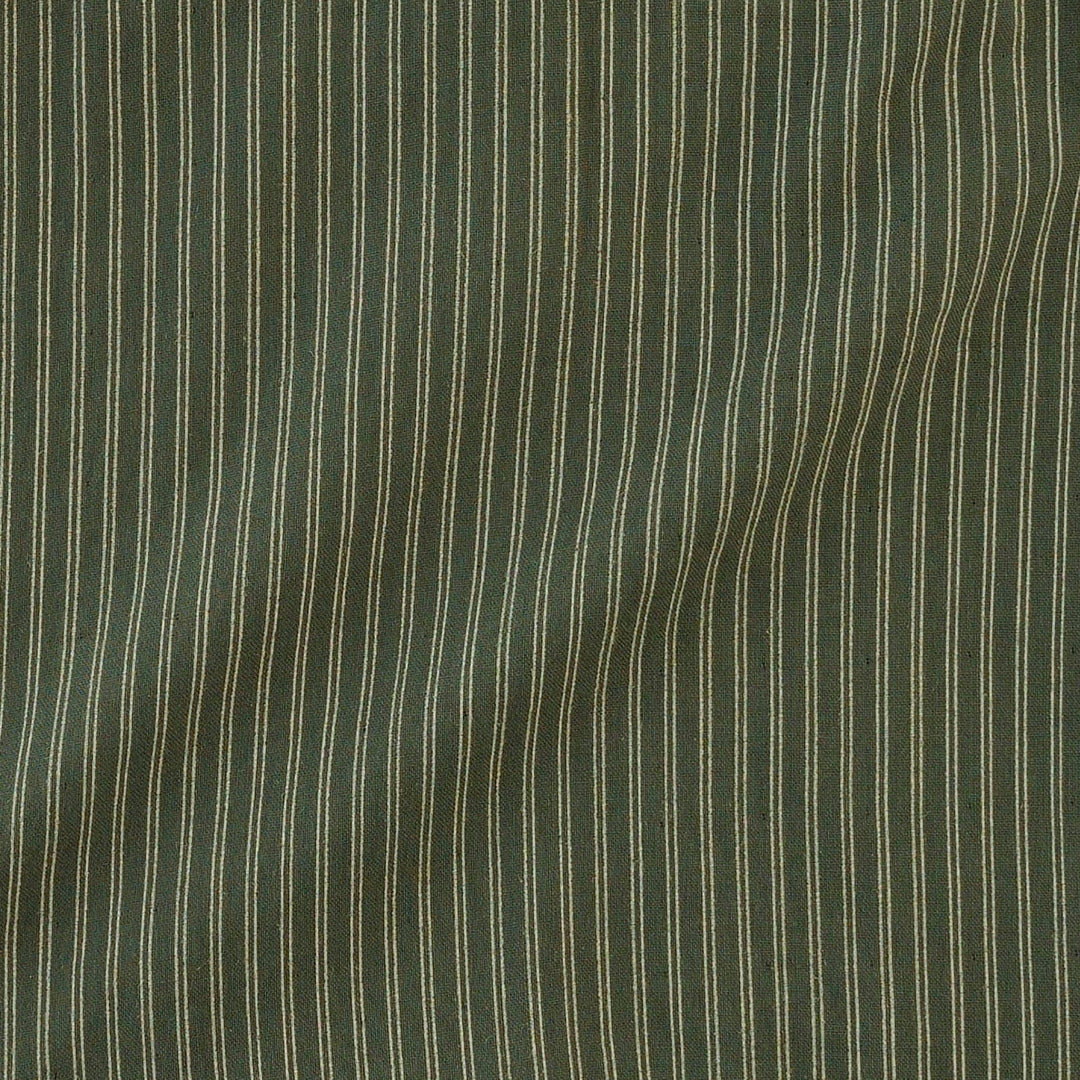 bloomer short | green pinstripe | organic cotton gauze