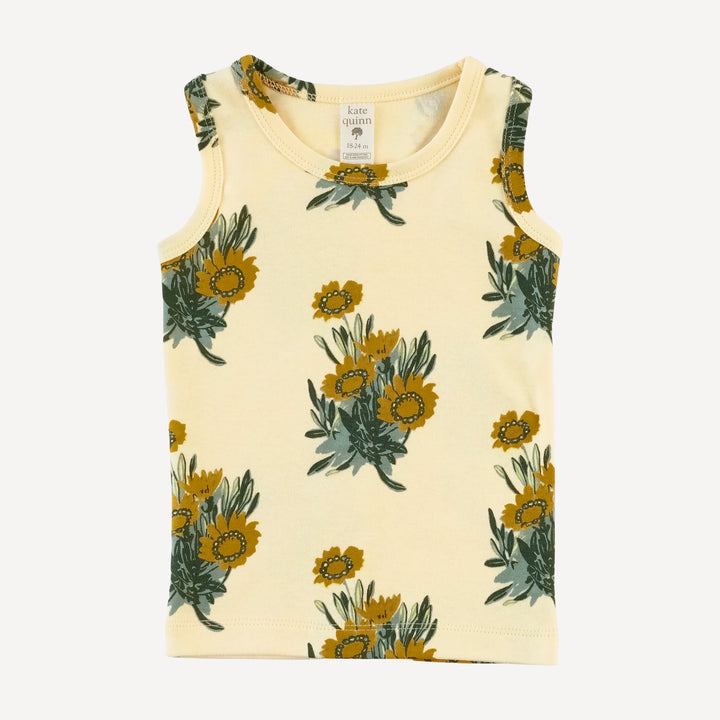 tank shortie pj set | calendula | organic cotton interlock