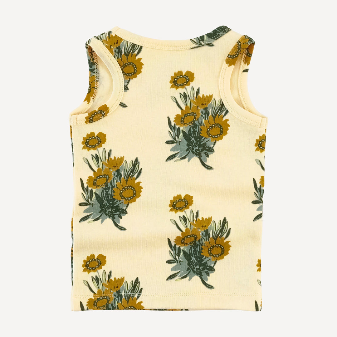 tank shortie pj set | calendula | organic cotton interlock