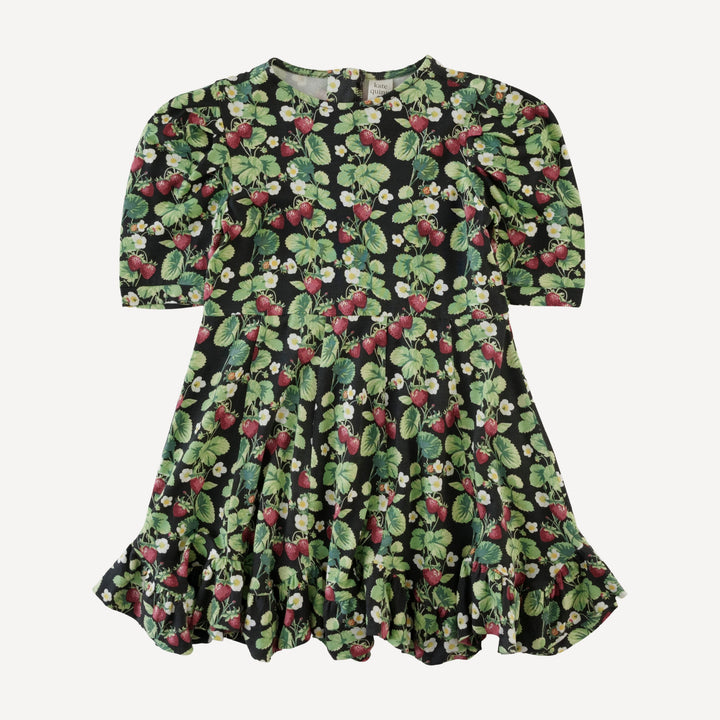 cupcake dress | strawberry vine | bamboo