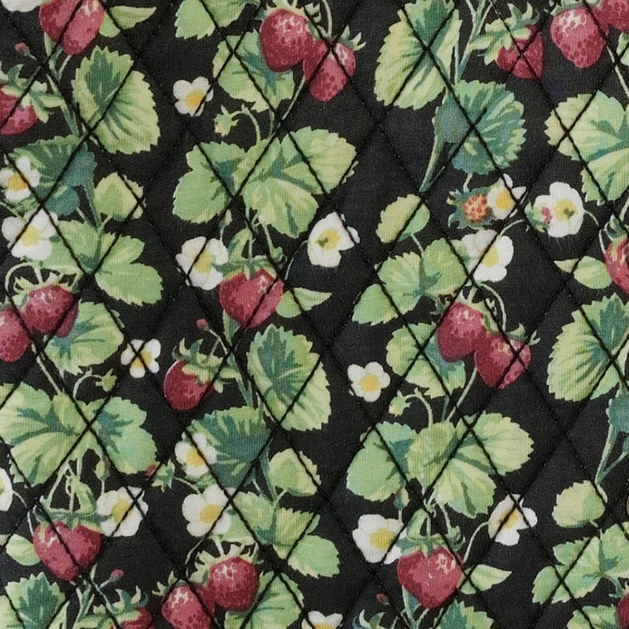quilted peter pan swing jacket | strawberry vine | bamboo