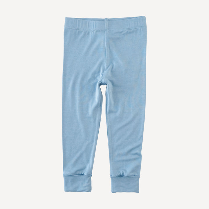 cuffed legging | glacier blue | bamboo
